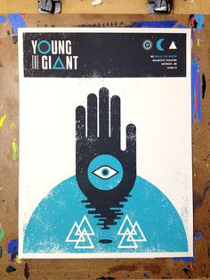 Young The Giant poster by John Knoerl of NerlSays Design More