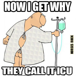 Image: Now I get why they call it ICU - Nursing Humor / Share Jokes