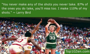 Larry Bird >> 20 Inspirational Basketball Quotes To Bring The Bounce ...
