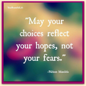 Make good choices.....