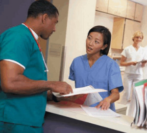 Medical Assistants At Work Some medical assistants are