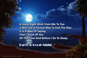 Have A Good Night