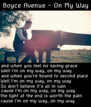 Boyce Avenue - On My Way