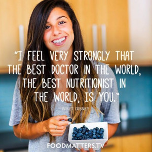 that the best doctor in the world, the best nutritionist in the world ...