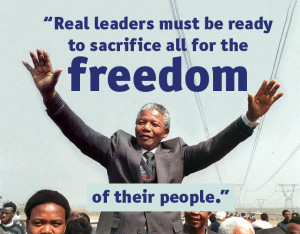 ... overcome your fear and be ready for the next trial, Mandela believed