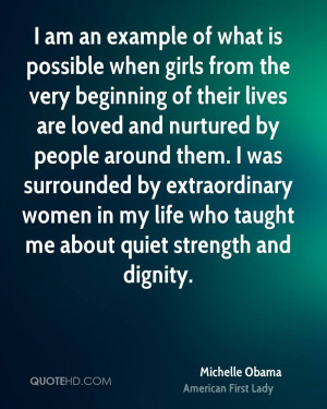 ... extraordinary women in my life who taught me about quiet strength and