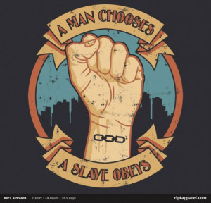 ... Bioshock -themed shirt called “A Man Chooses” by artist adho1982