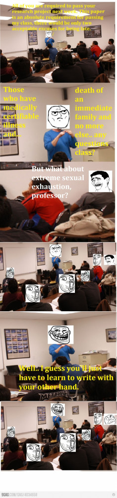 Smart professor