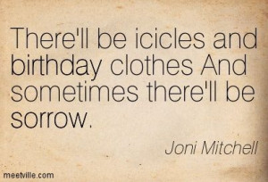Little Green. Written for Joni Mitchell's daughter, who she had ...