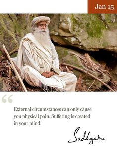 15th Jan quote from Sadhguru