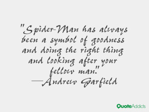 Spider-Man has always been a symbol of goodness and doing the right ...