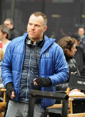 Director Marc Webber seen on the set of 39 The Amazing Spider Man 2 39 ...