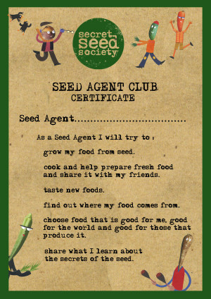 Secret Agent Certificate