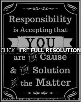 responsibility quotes, motivational, sayings, meaning