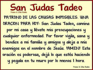 ... Judas Tadeo, Oracion Catolica, Dios Gracia, Spanish Quotes, Fe