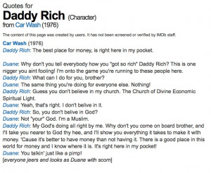 Daddy Rich Car Wash Quotes