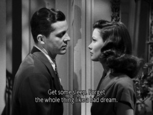 black and white, movie, movie quote, old, quote, sleep, subtitles ...