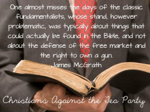 Facebook group Christians Against the Tea Party turned several quotes ...