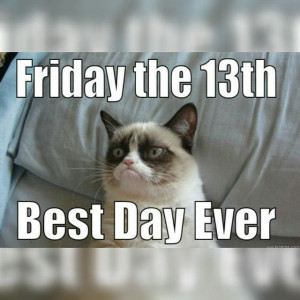 Grumpy Cat Friday the 13th