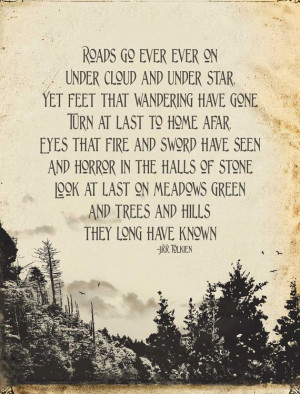 Lord of the Rings, Hobbit Quote Art, JRR Tolkien, LOTR, Inspiration ...