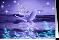 Our Deepest Sympathy ~ Loss of Grandfather ~ Dove In Blue Tones card ...