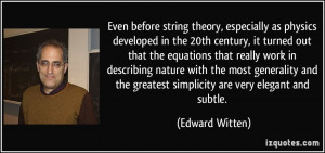 String Theory Quotes