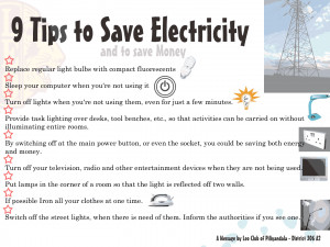 Easy Tips to Save Electricity