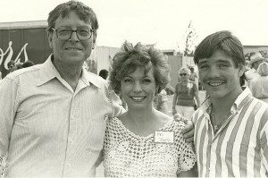 Senator Pete Domenici, Louie's mother Elba, Louie 1984