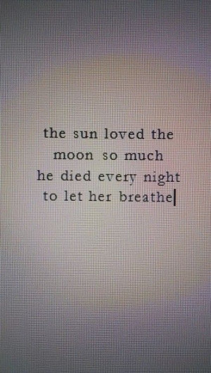 moon and sun quote