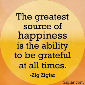 There is always something to be grateful for... Count your blessings!