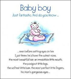 Baby Boy Quotes Baby shower card quotes for