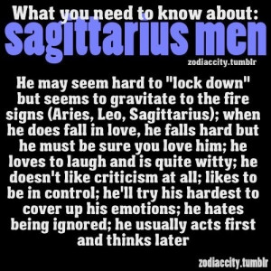 Sagittarius men