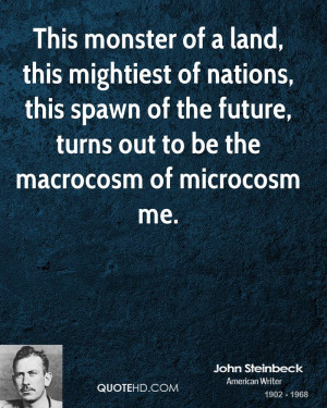 ... spawn of the future, turns out to be the macrocosm of microcosm me
