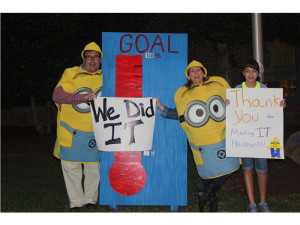 ... Elementary displays fundraising success through minion attire