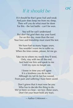 Poems - Bereavement Support - Remembering Your Pet