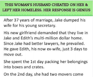befitting reply by a wife to her husband who betrayed him. (Click to ...