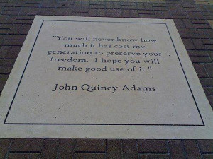 Sad John Quincy Adams Quote Is Turning Over In Its Grave
