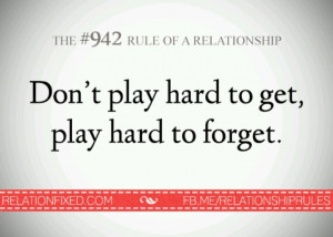 Don't play hard to get...