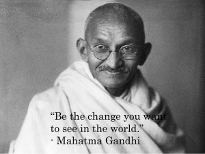 Gandhi quote edit