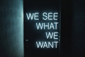 light, quote, see, truth, want, we see what we want
