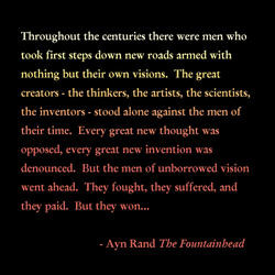 This is vintage Ayn Rand. I just finished a reread.