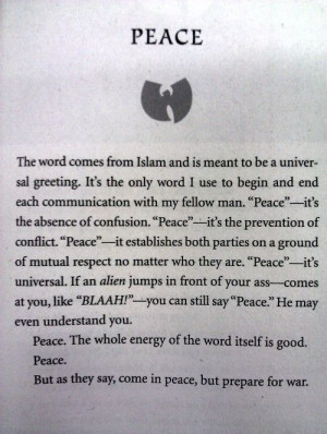 Peace—the absence of #confusion. Peace—the prevention of #conflict ...