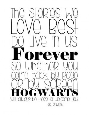 JK Rowling Book Quote by lesfleurspapier on Etsy, $0.99