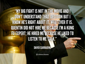 David Carradine Kung Fu Quotes