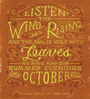 October Quotes Now for october eves!