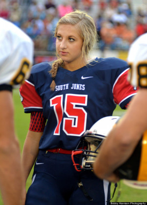 ... football coach Cory Reynolds in the NBC video above . “She very much