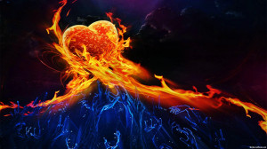 Heart Fire and Ice Design 540x303 Heart Fire and Ice Design