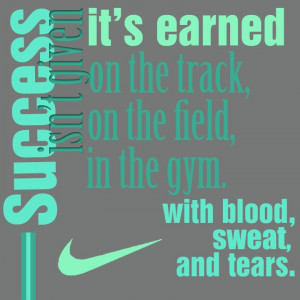 gym. With blood, sweat, and tears