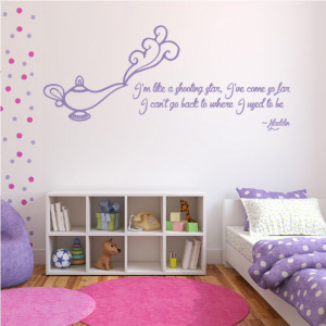 Home / Aladdin Princess Jasmine Wall Sticker Quote Wall Art