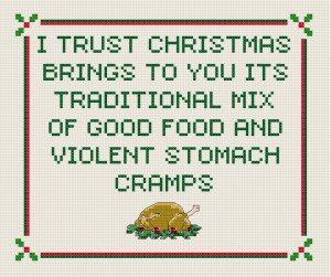 Blackadder's Christmas Carol quote cross stitch sampler PDF pattern ...